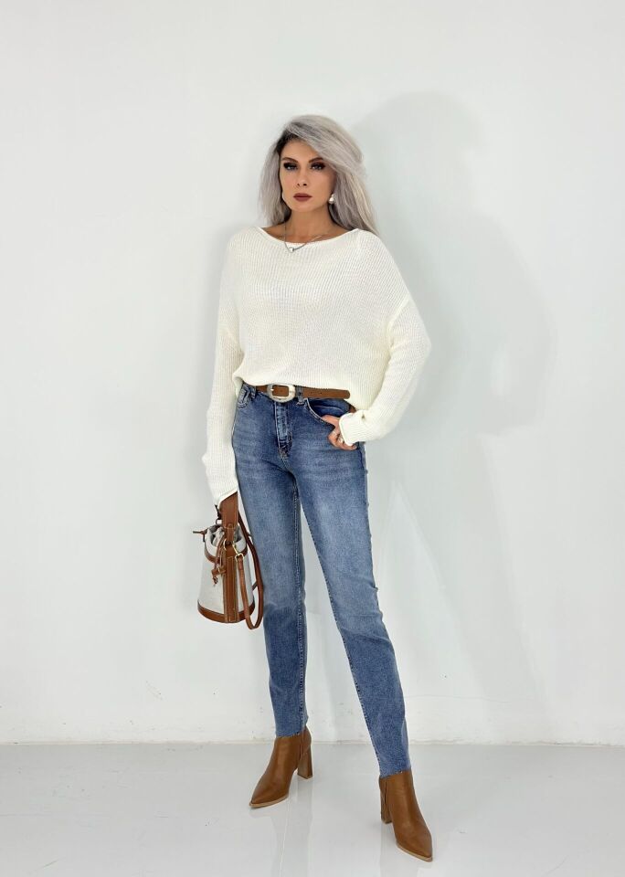 Yıkamalı Boot Cut Jean