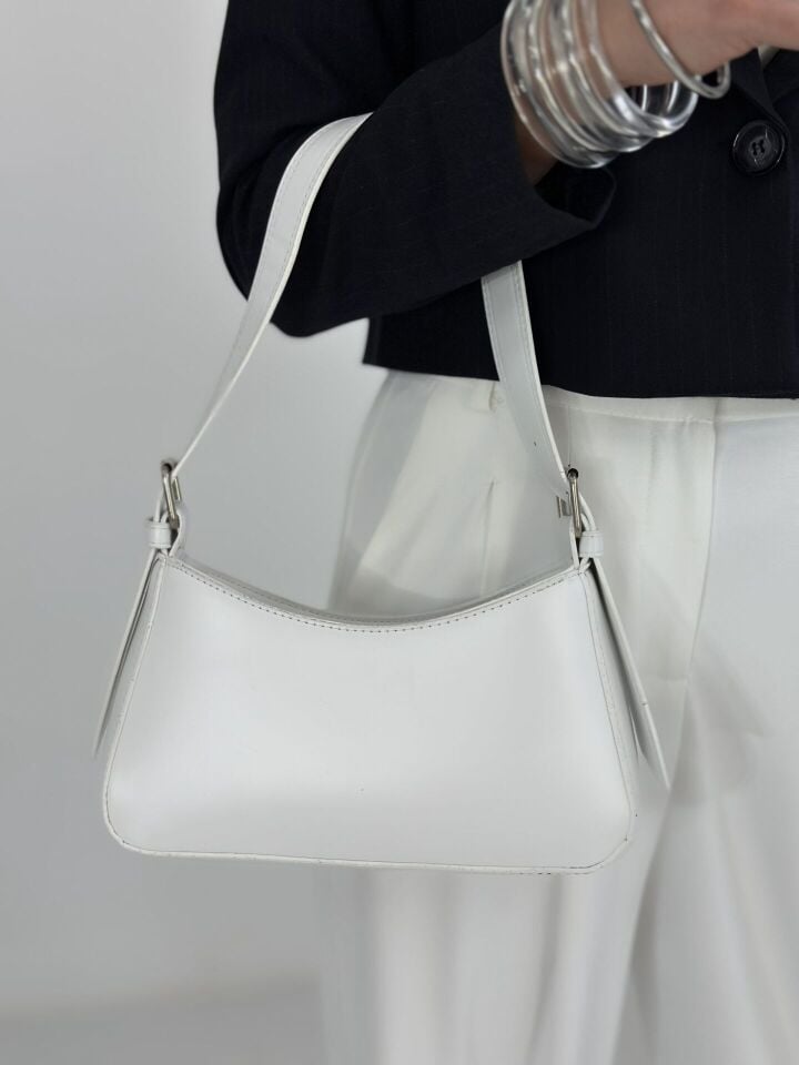 Beyaz Kol Çantası